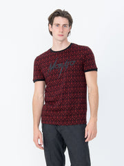 ANTONY MORATO CLASSICAL PUNK T-SHIRT RED AND BLACK
