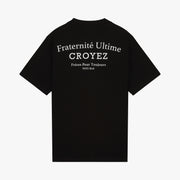CROYEZ FRATENITE T-SHIRT 904 BLACK/WHITE