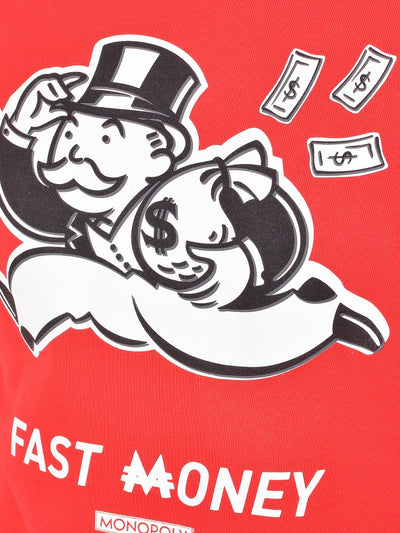 PUREWHITE MONOPOLY FAST MONEY T-SHIRT RED
