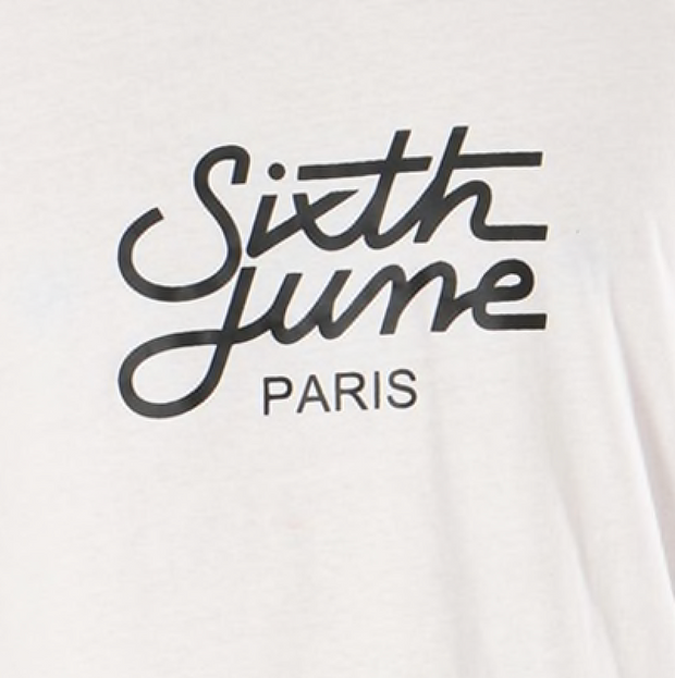 Sixth June Oversize T-shirt White Logo