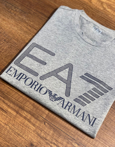 EA7 Big Middle Logo T-shirt Grey