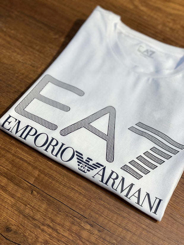 EA7 Big Middle Logo T-shirt White