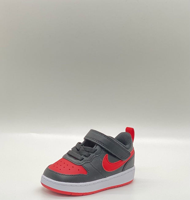 Nike Court Borough Low 2 Red and Black Kids