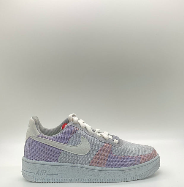 NIKE AIR FORCE 1 CRATER FLYKNIT WOLF GREY GS