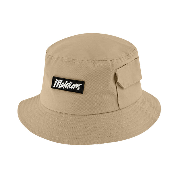 MALELIONS POCKET BUCKET HAT TAUPE