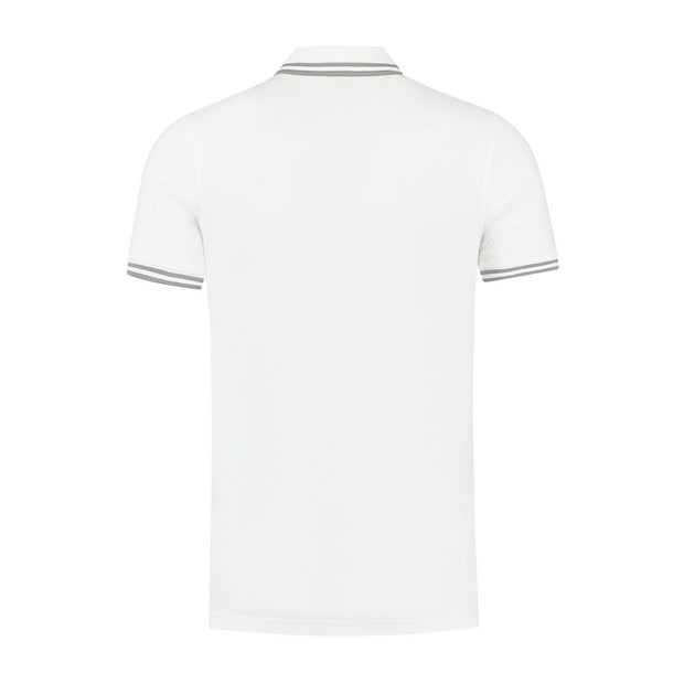Malelions Nium Polo White and Grey
